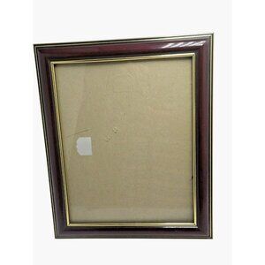 Frame Brown Gold Photo Picture Document 8 x 10 Standing Wall